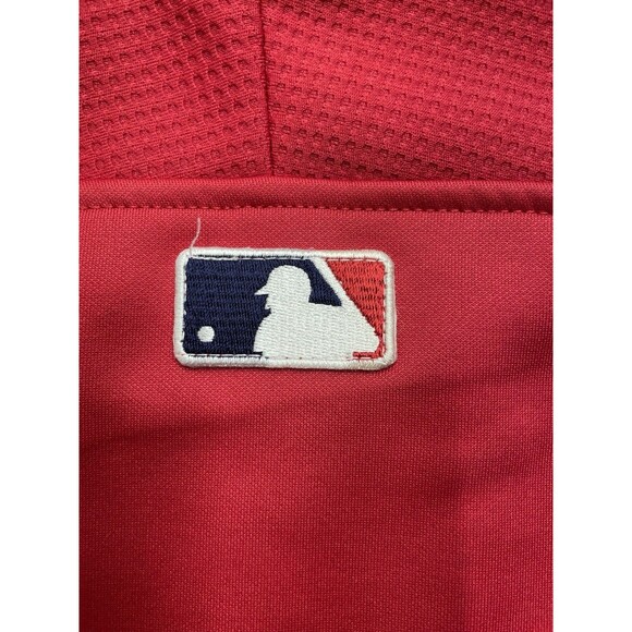 St. Louis Cardinals Pullover Shirt Mens L Majestic Therma Base Batting Practice - Picture 6 of 10